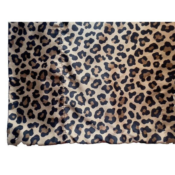 LEOPARD Animal Print Satin Pillowcase King Size 20"W x 32"L Luxury Spa Silky - Picture 1 of 11